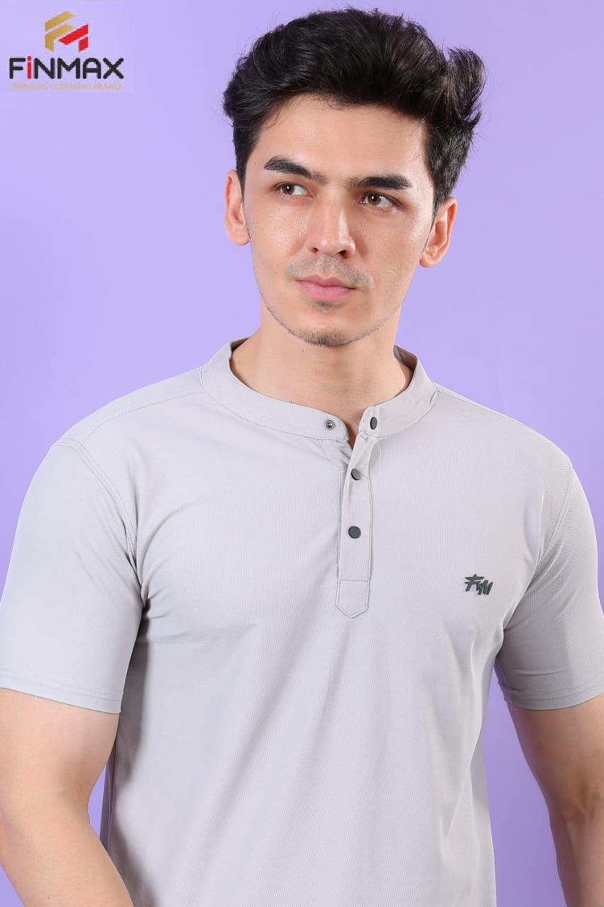Design No 327 Finmax Lycra Mens Tshirts Exporter Ahmedabad