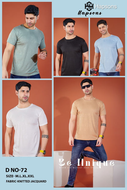Design No 72 Hapsons Lycra Mens Tshirts Manufacturer Gujarat
