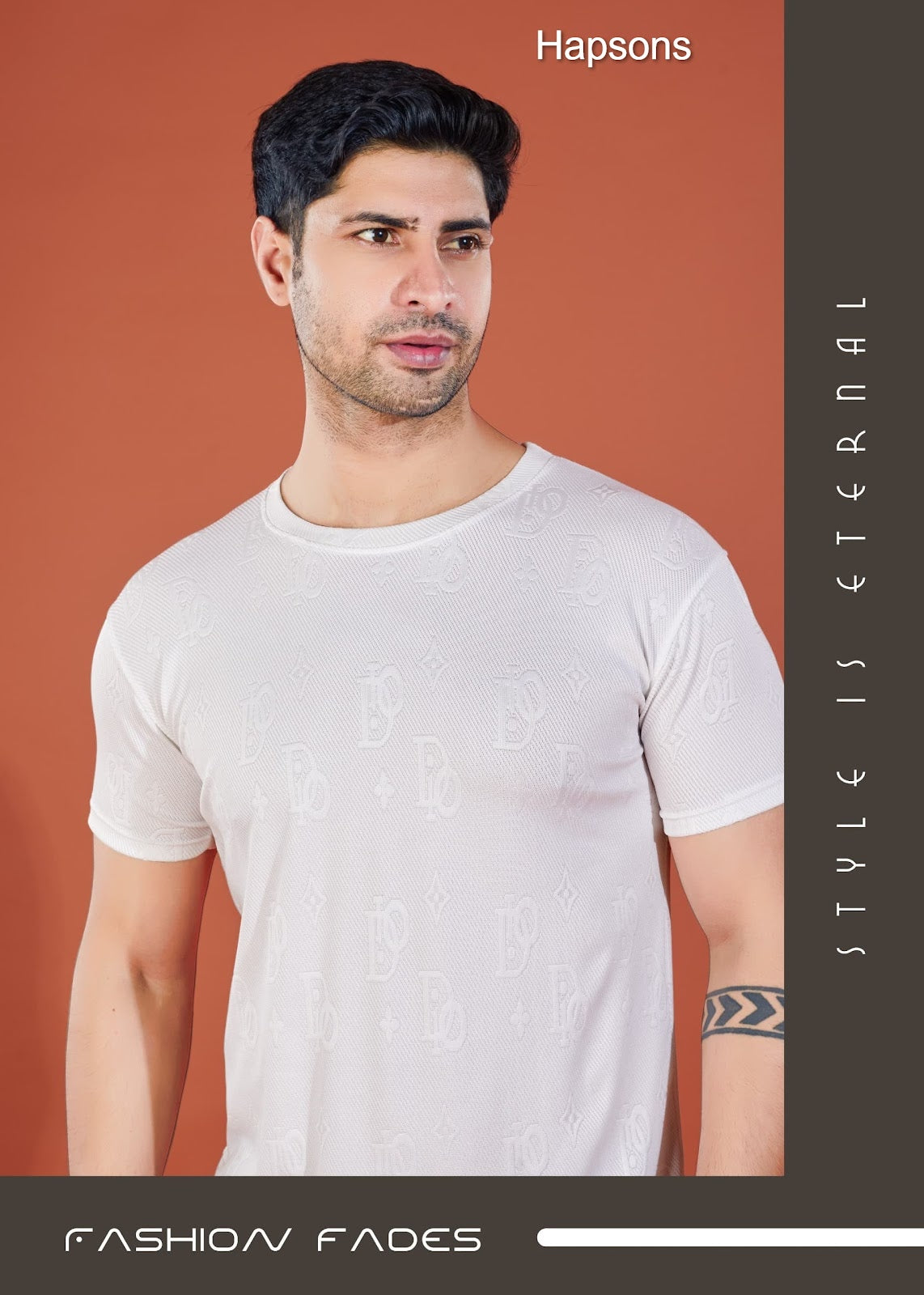 Design No 72 Hapsons Lycra Mens Tshirts Manufacturer Gujarat