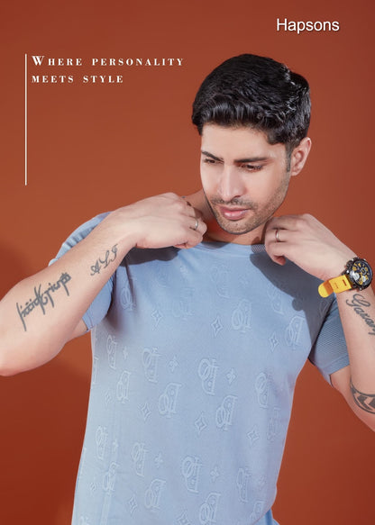 Design No 72 Hapsons Lycra Mens Tshirts Manufacturer Gujarat