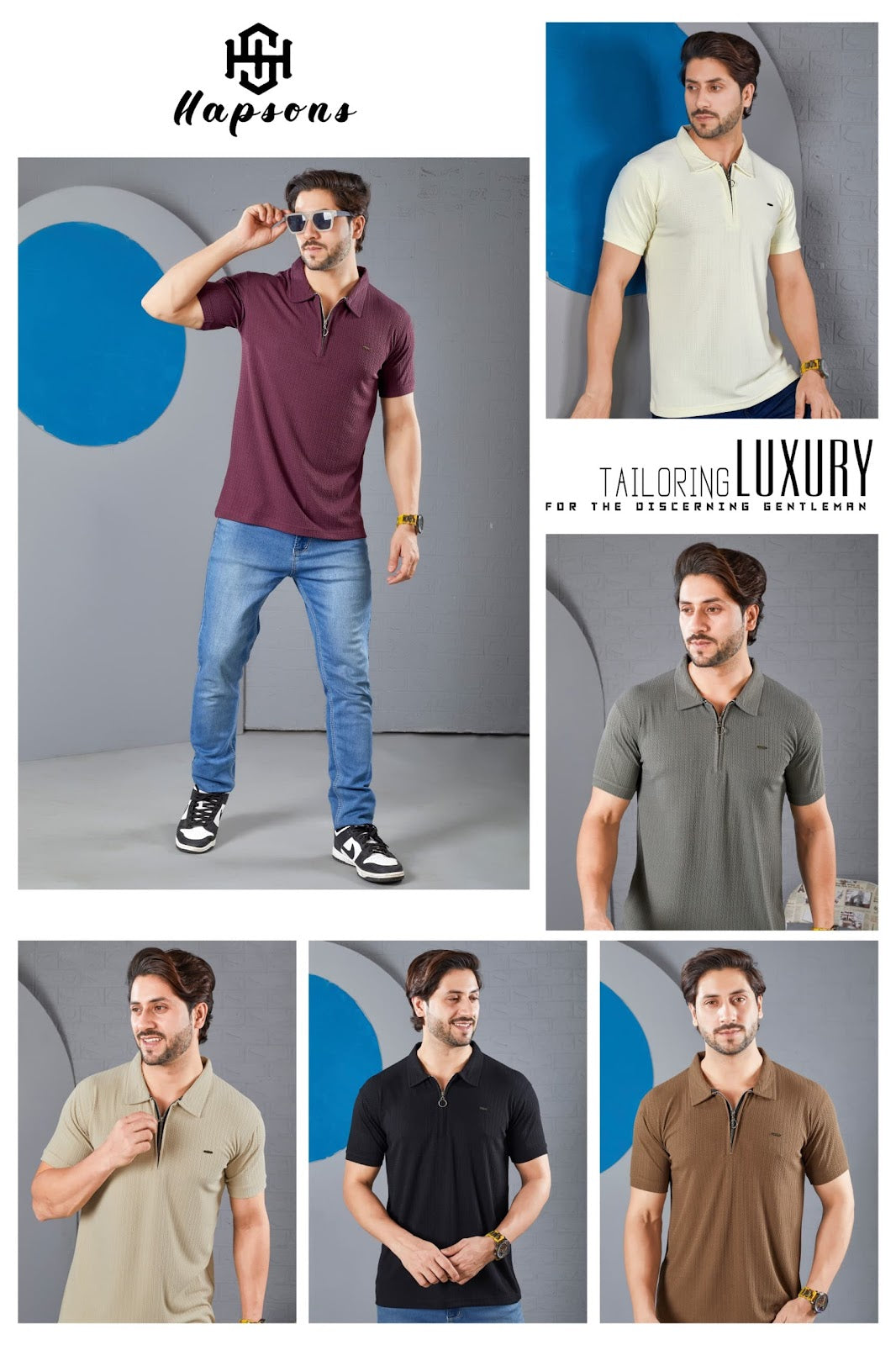 Design No 75 Hapsons Lycra Mens Tshirts Wholesale Price