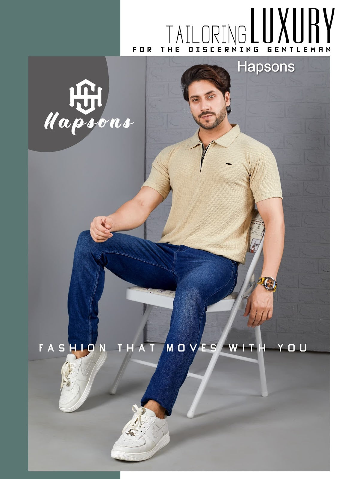 Design No 75 Hapsons Lycra Mens Tshirts Wholesale Price