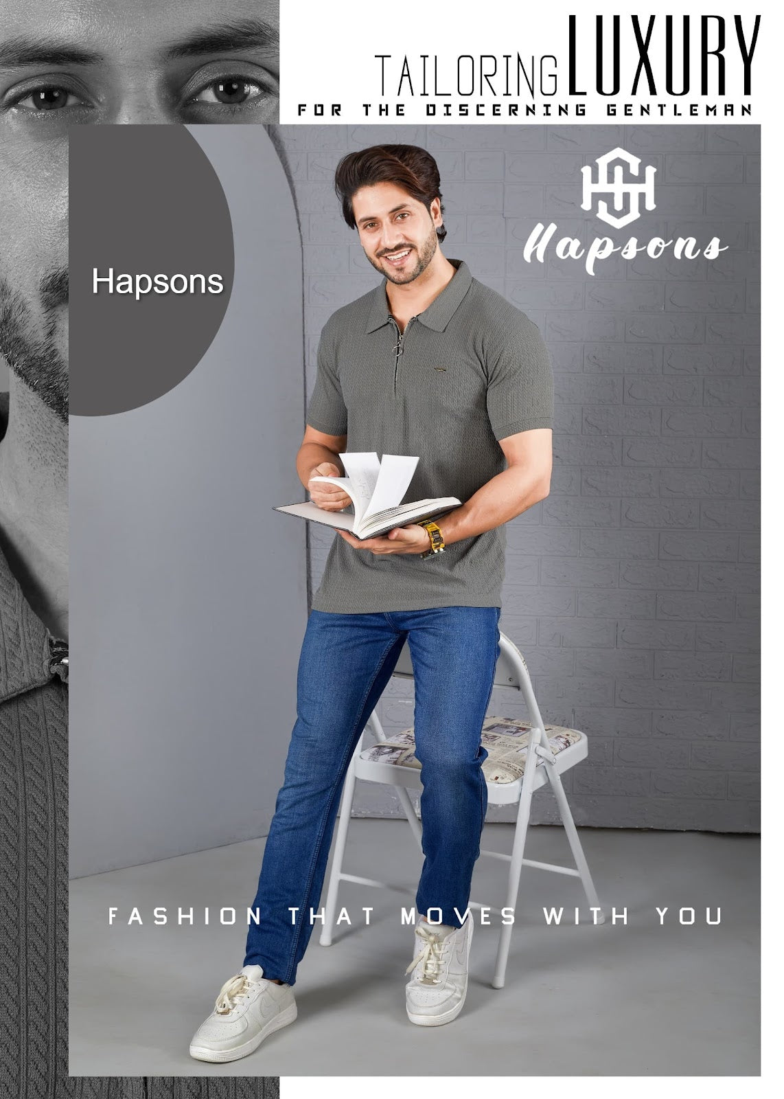 Design No 75 Hapsons Lycra Mens Tshirts Wholesale Price