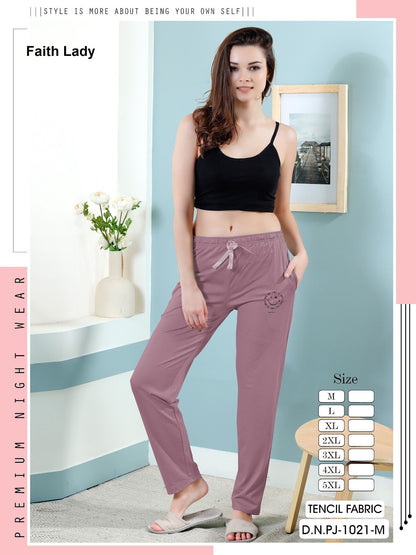 Design Pj 1021 Faith Lady Tencil Women Night Lower Wholesaler Ahmedabad