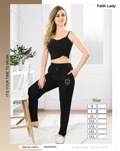 Design Pj 1021 Faith Lady Tencil Women Night Lower Wholesaler Ahmedabad