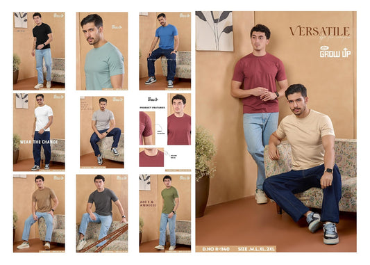 Design R 1140 Growup Biowash Mens Tshirts Wholesaler Ahmedabad