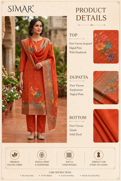 Design Sd-686 Simar Viscose Jacquard Pant Style Suits Supplier