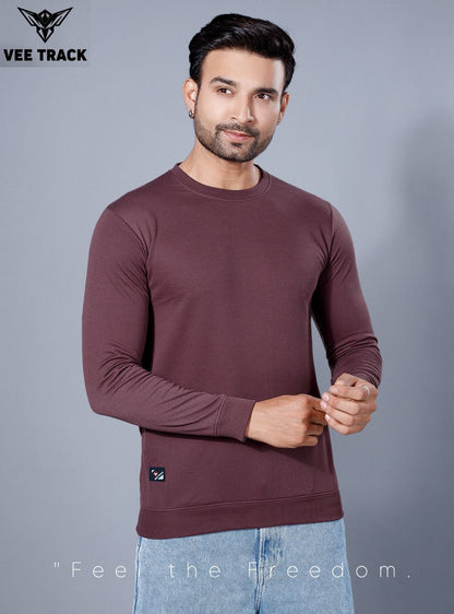 Design V2058 Vee Track Cotton Looper Mens Tshirts Wholesaler Ahmedabad