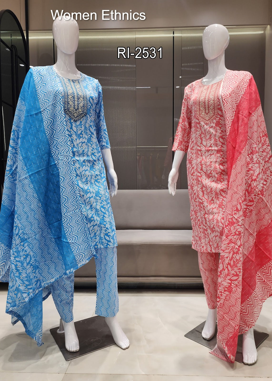 डिज़ाइन बुधवार महिला एथनिक्स रेडीमेड कॉटन पैंट सूट आपूर्तिकर्ता