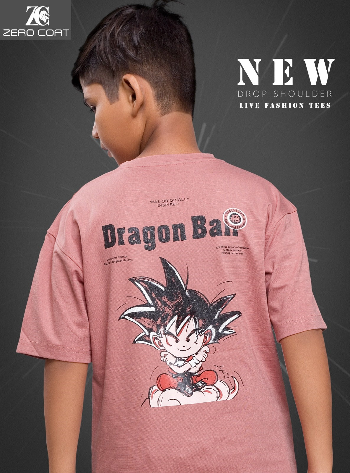 Design Zck 338 Zero Coat Tencil Boys Tshirt Wholesaler