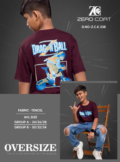 Design Zck 338 Zero Coat Tencil Boys Tshirt Wholesaler