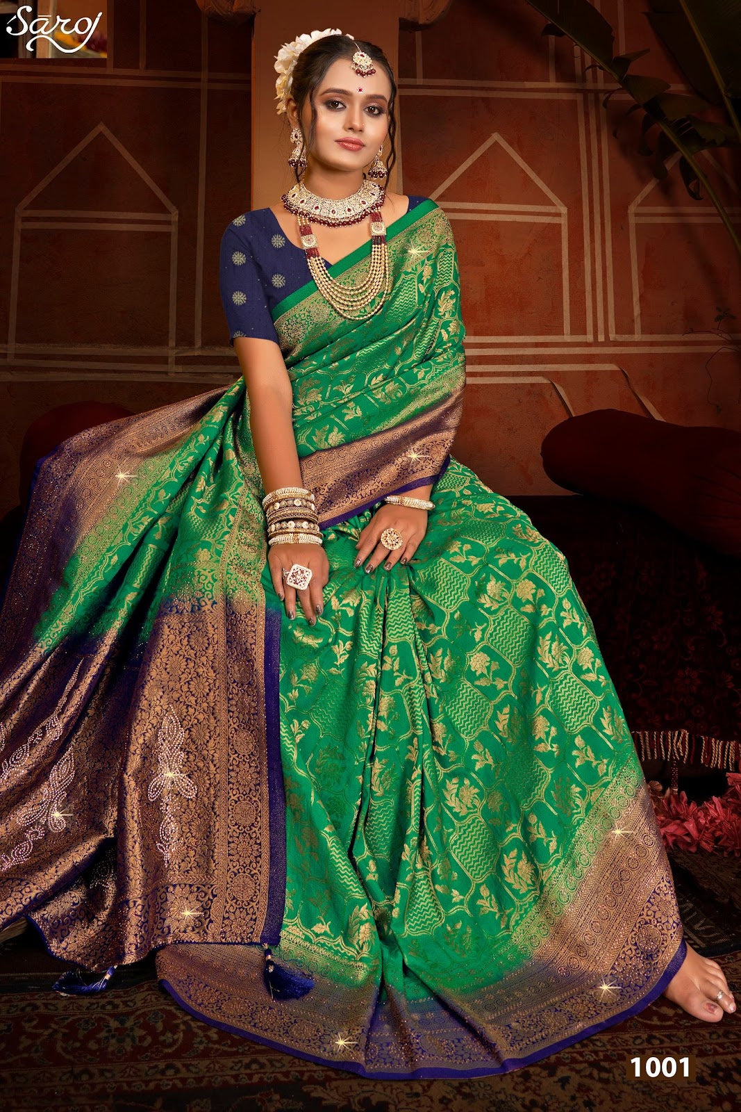 Devangi Saroski Vol 3 Saroj Sarees Manufacturer India