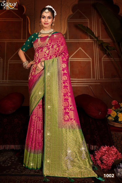 Devangi Saroski Vol 3 Saroj Sarees Manufacturer India
