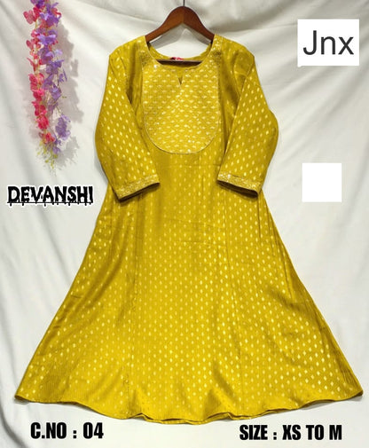 Devanshi Jnx Kurti With Pocket Wholesale Rate