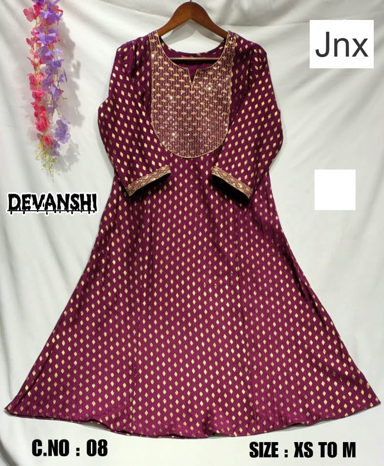 Devanshi Jnx Kurti With Pocket Wholesale Rate