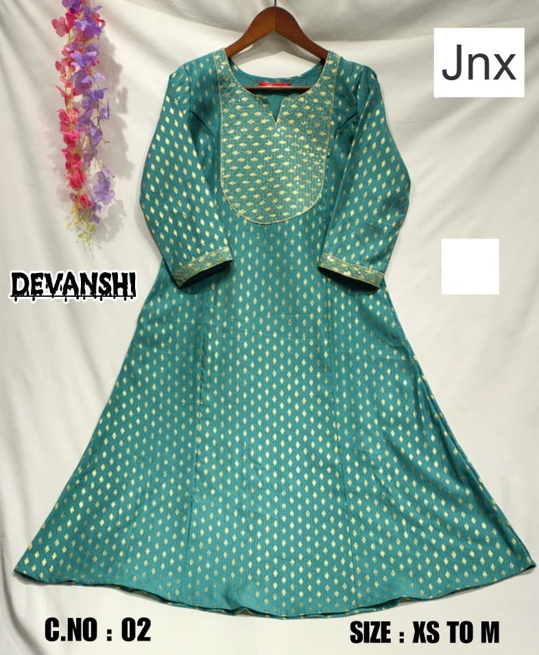 Devanshi Jnx Kurti With Pocket Wholesale Rate