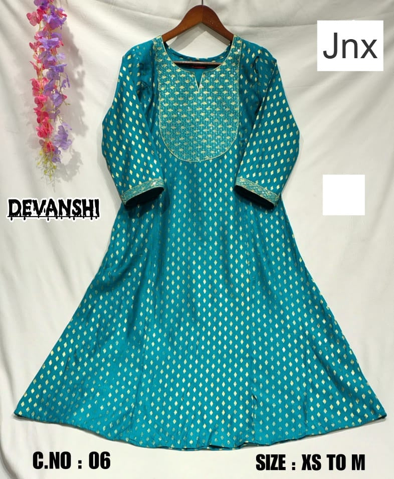 Devanshi Jnx Kurti With Pocket Wholesale Rate