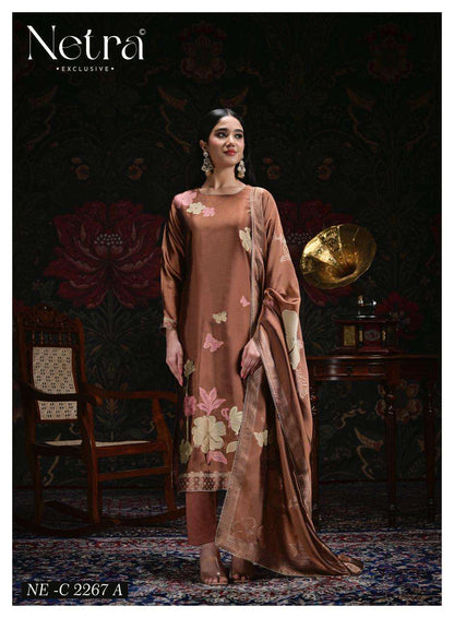 Devanshi Netra Woven Silk Pant Style Suits Wholesaler Ahmedabad