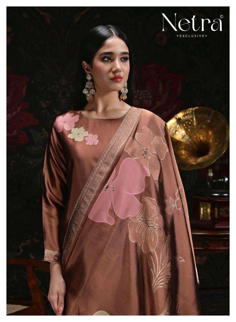 Devanshi Netra Woven Silk Pant Style Suits Wholesaler Ahmedabad