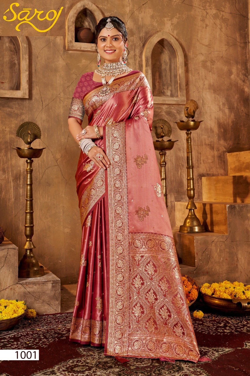 Devanshi Satin Vol 1 Saroj Sarees Manufacturer Gujarat