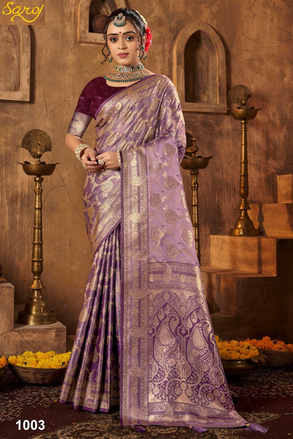 Devanshi Satin Vol 3 Saroj Sarees Exporter Gujarat