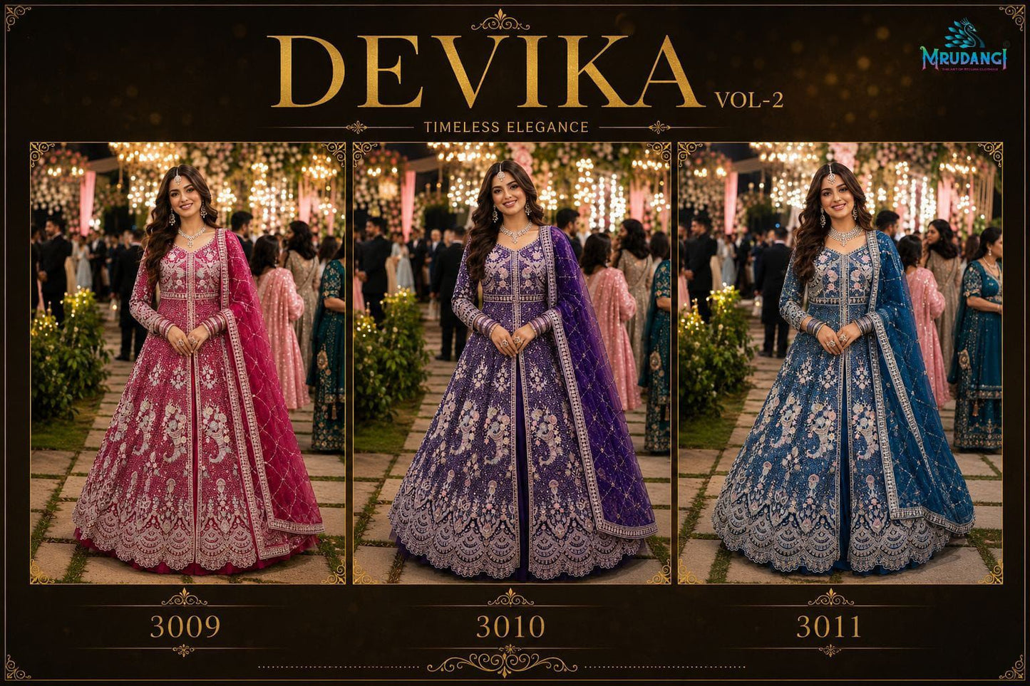 Devika Vol 2 Mrudangi Indo Western Pair Wholesaler