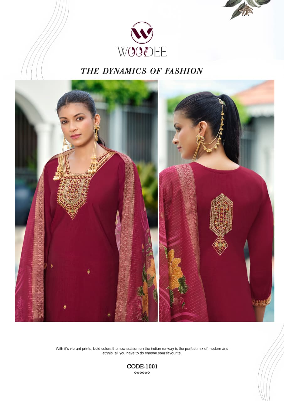 Devika Woodee Viscose Readymade Plazzo Style Suits Exporter