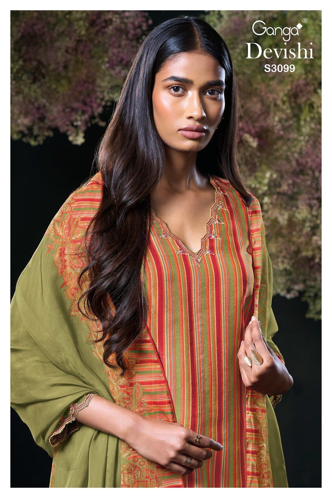 Devishi 3099 Ganga Premium Bemberg Plazzo Style Suits Manufacturer