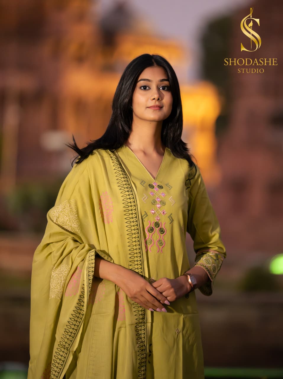 Devki Shodashe Studio Premium Linen Readymade Pant Style Suits Wholesale Price