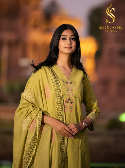 Devki Shodashe Studio Premium Linen Readymade Pant Style Suits Wholesale Price