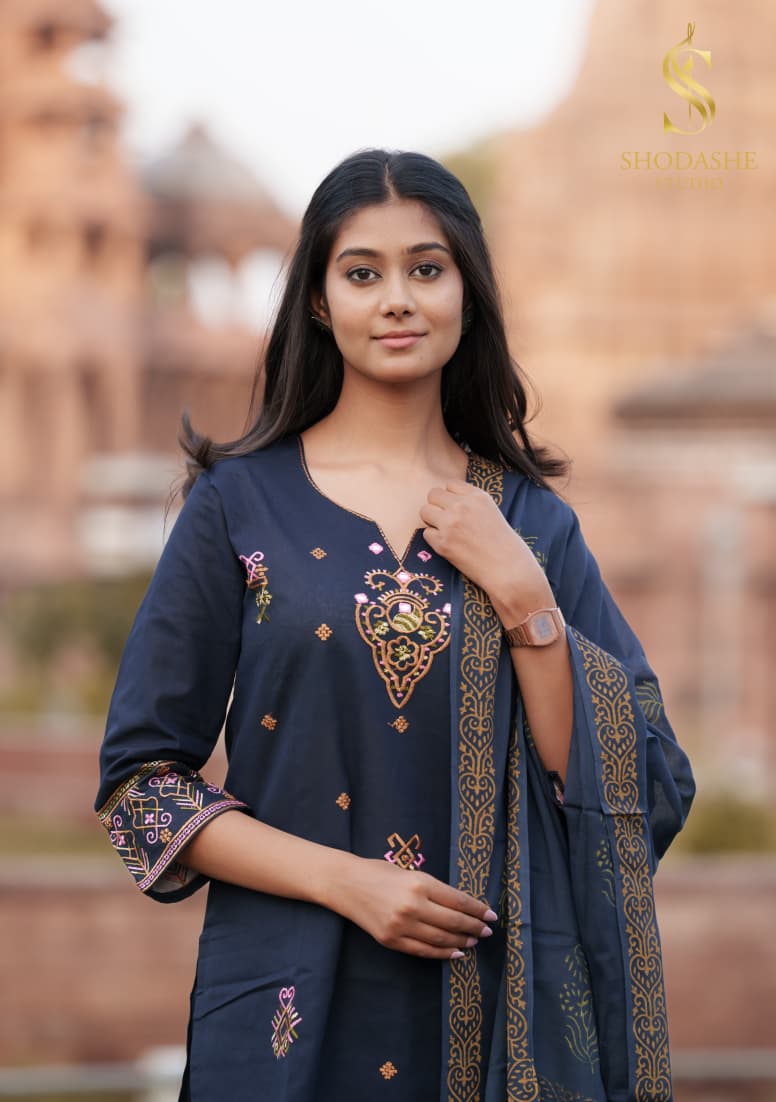 Devki Shodashe Studio Premium Linen Readymade Pant Style Suits Wholesale Price