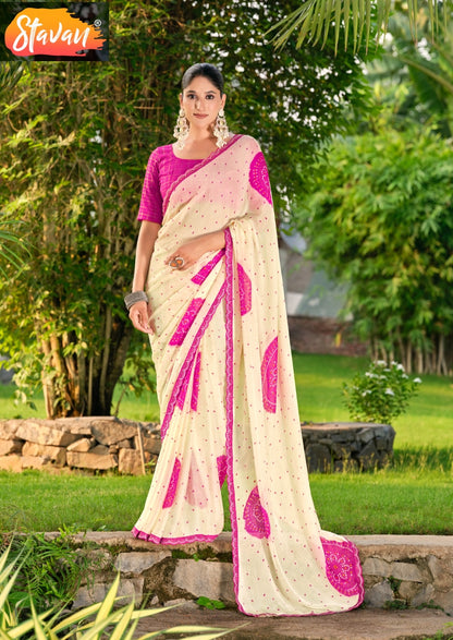 Devna Stavan Chiffon Sarees Wholesaler India