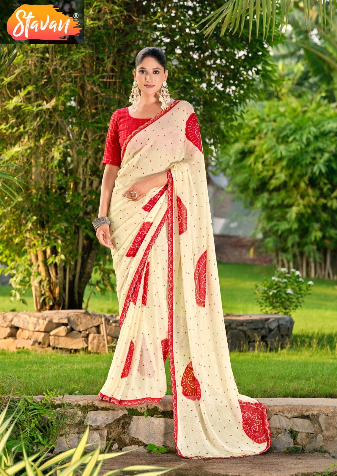 Devna Stavan Chiffon Sarees Wholesaler India