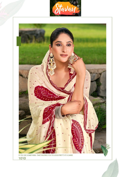 Devna Stavan Chiffon Sarees Wholesaler India