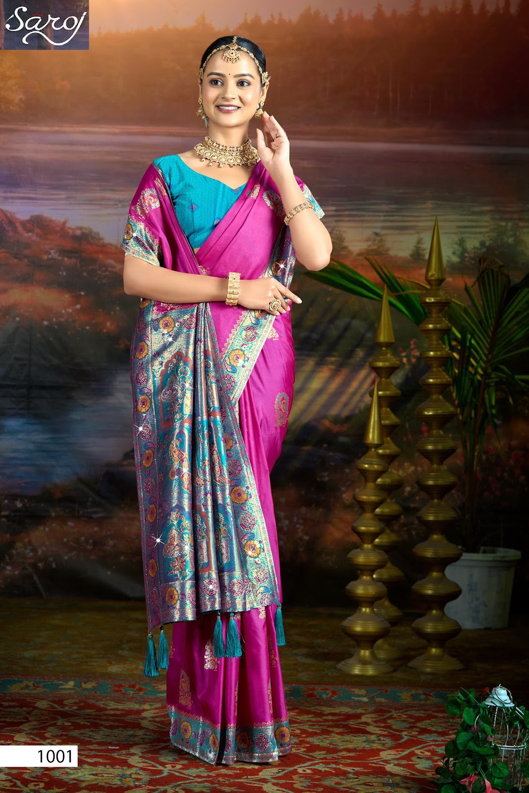 Devnagari Silk Saroski Vol 5 Saroj Sarees Wholesale