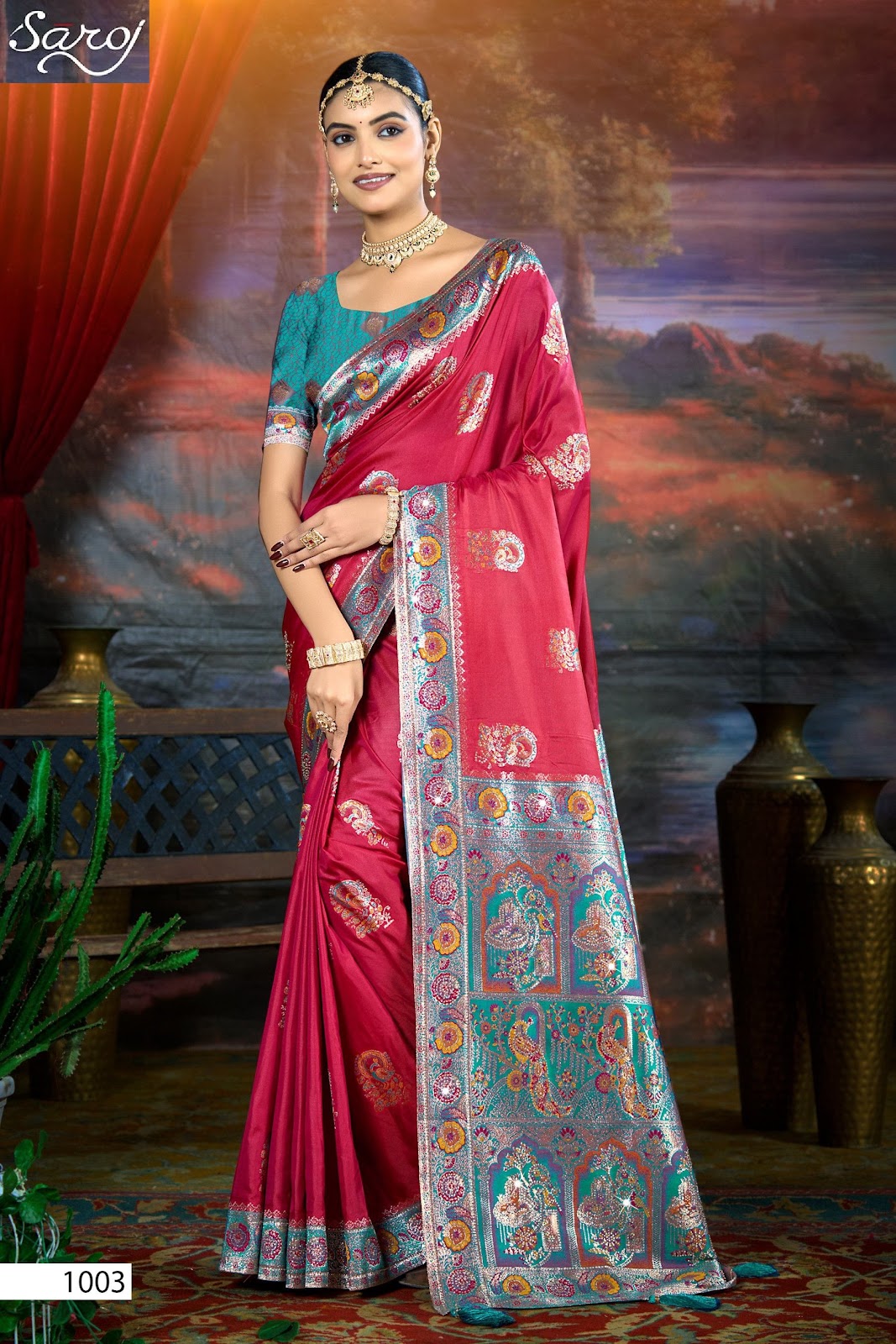 Devnagari Silk Saroski Vol 5 Saroj Sarees Wholesale