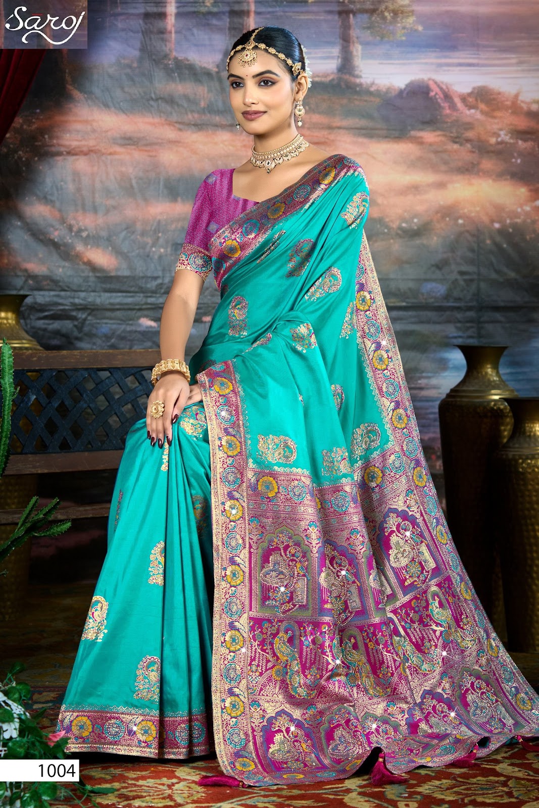 Devnagari Silk Saroski Vol 5 Saroj Sarees Wholesale