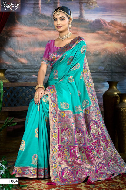 Devnagari Silk Saroski Vol 5 Saroj Sarees Wholesale