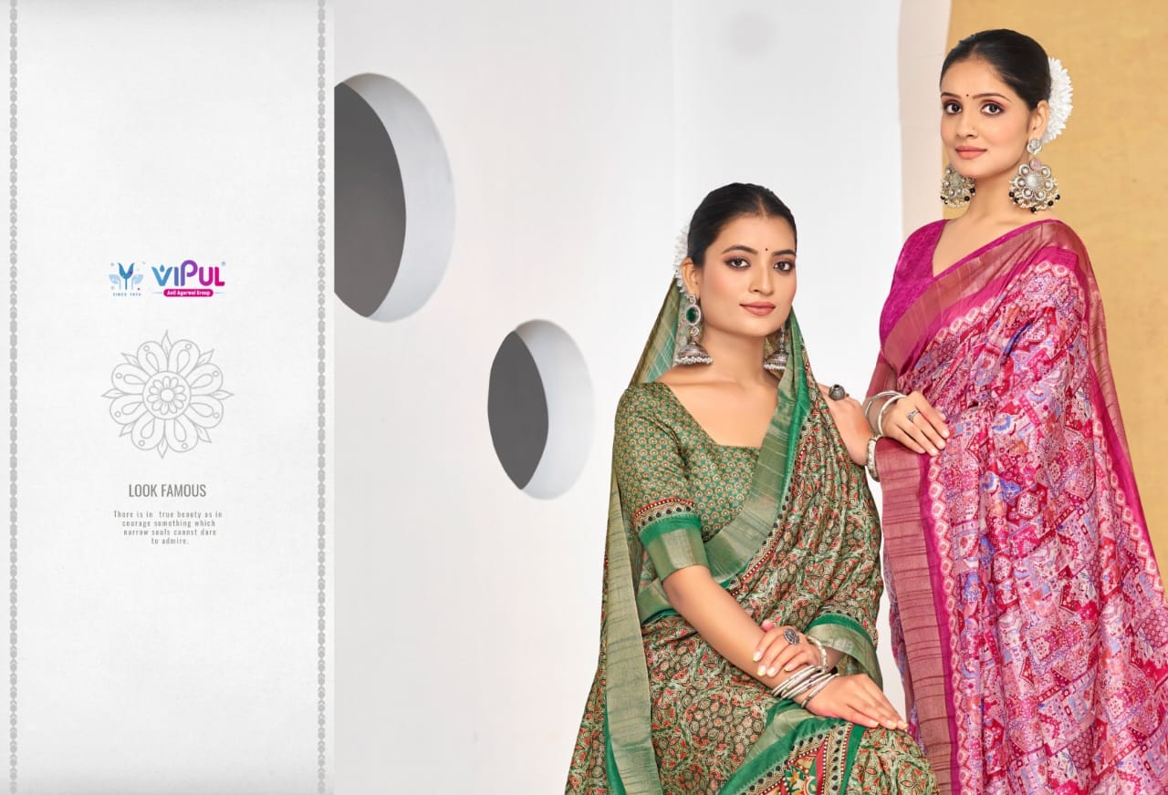 Devsena Vipul Silk Sarees Wholesaler Gujarat