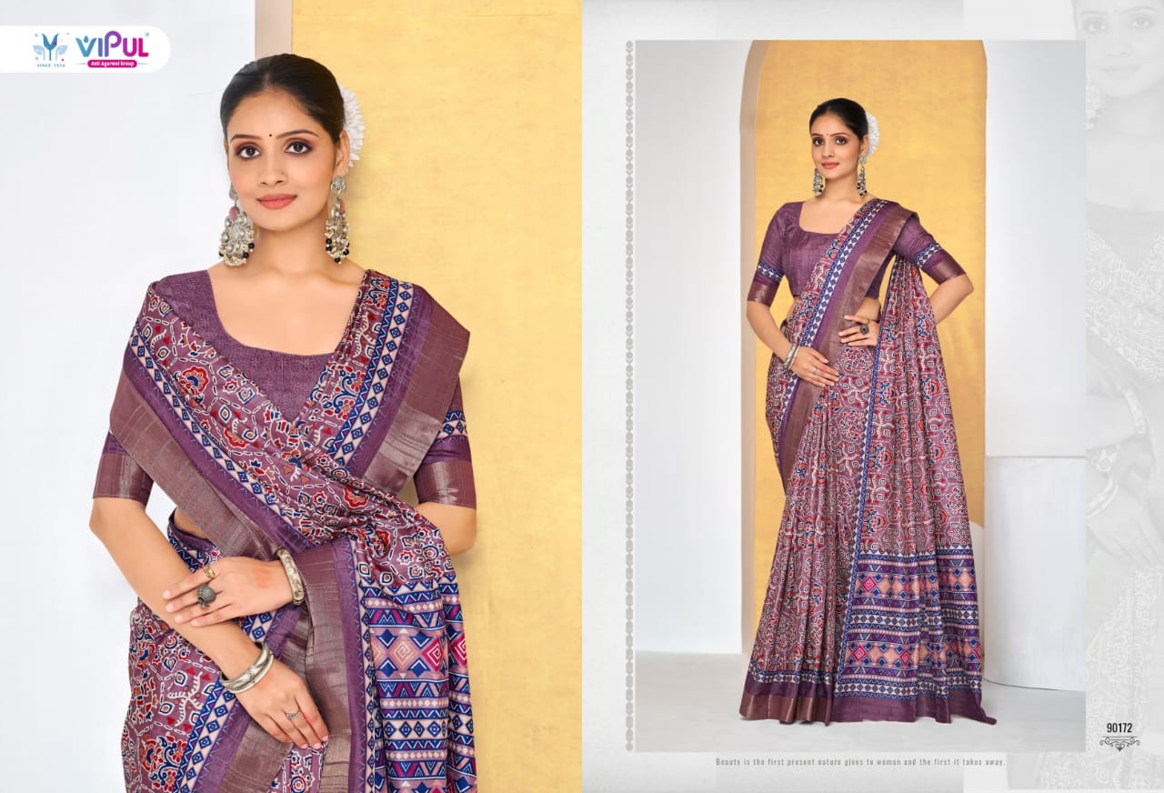 Devsena Vipul Silk Sarees Wholesaler Gujarat