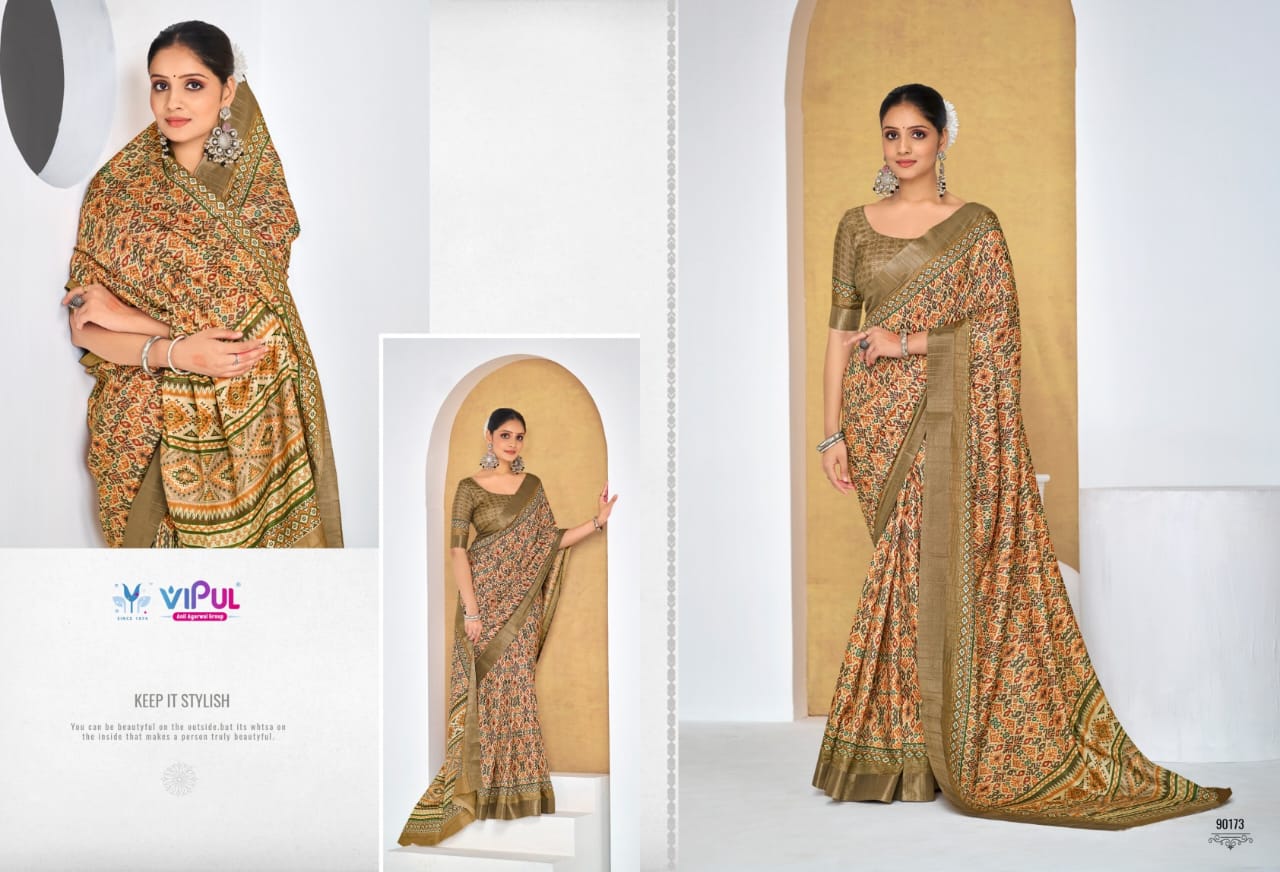 Devsena Vipul Silk Sarees Wholesaler Gujarat