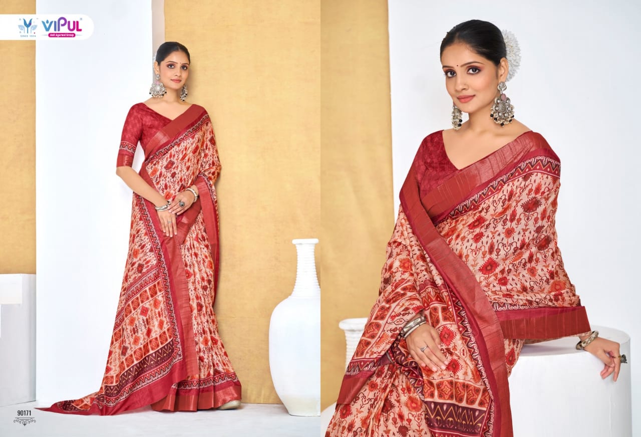 Devsena Vipul Silk Sarees Wholesaler Gujarat