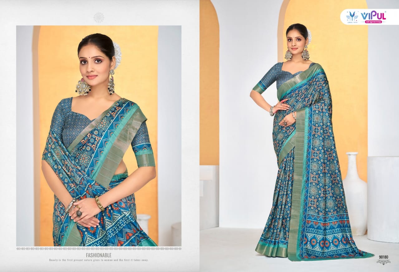 Devsena Vipul Silk Sarees Wholesaler Gujarat