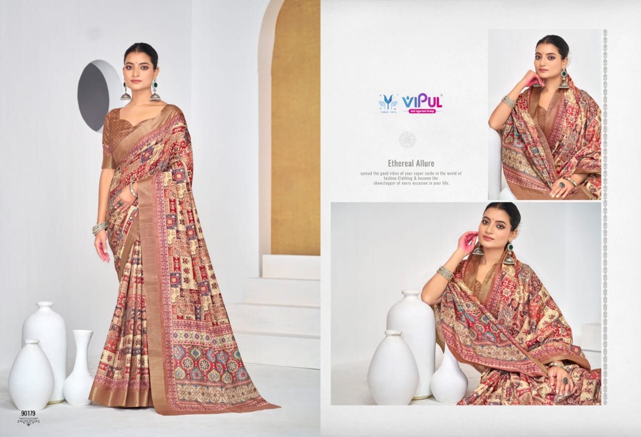 Devsena Vipul Silk Sarees Wholesaler Gujarat