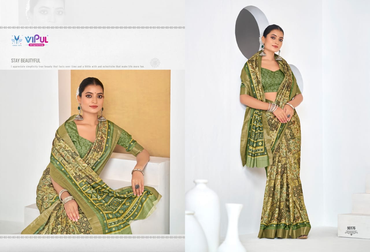 Devsena Vipul Silk Sarees Wholesaler Gujarat