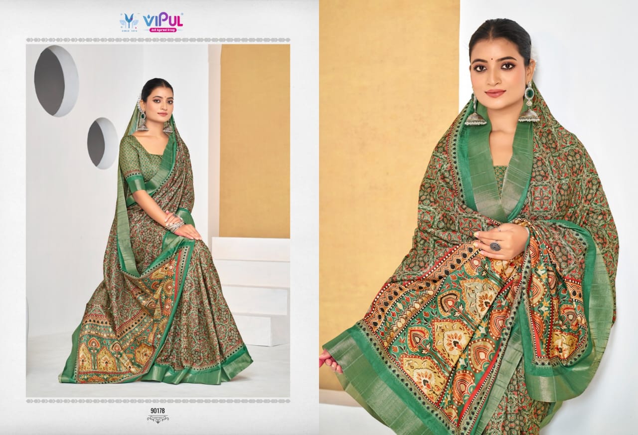 Devsena Vipul Silk Sarees Wholesaler Gujarat