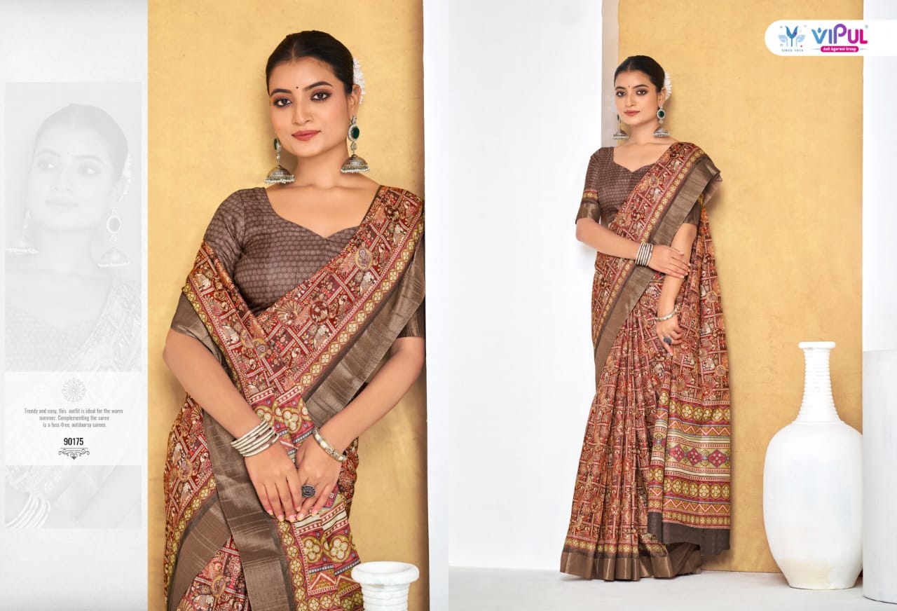 Devsena Vipul Silk Sarees Wholesaler Gujarat