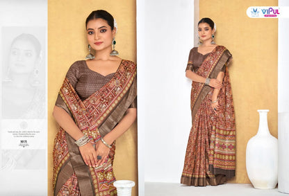 Devsena Vipul Silk Sarees Wholesaler Gujarat