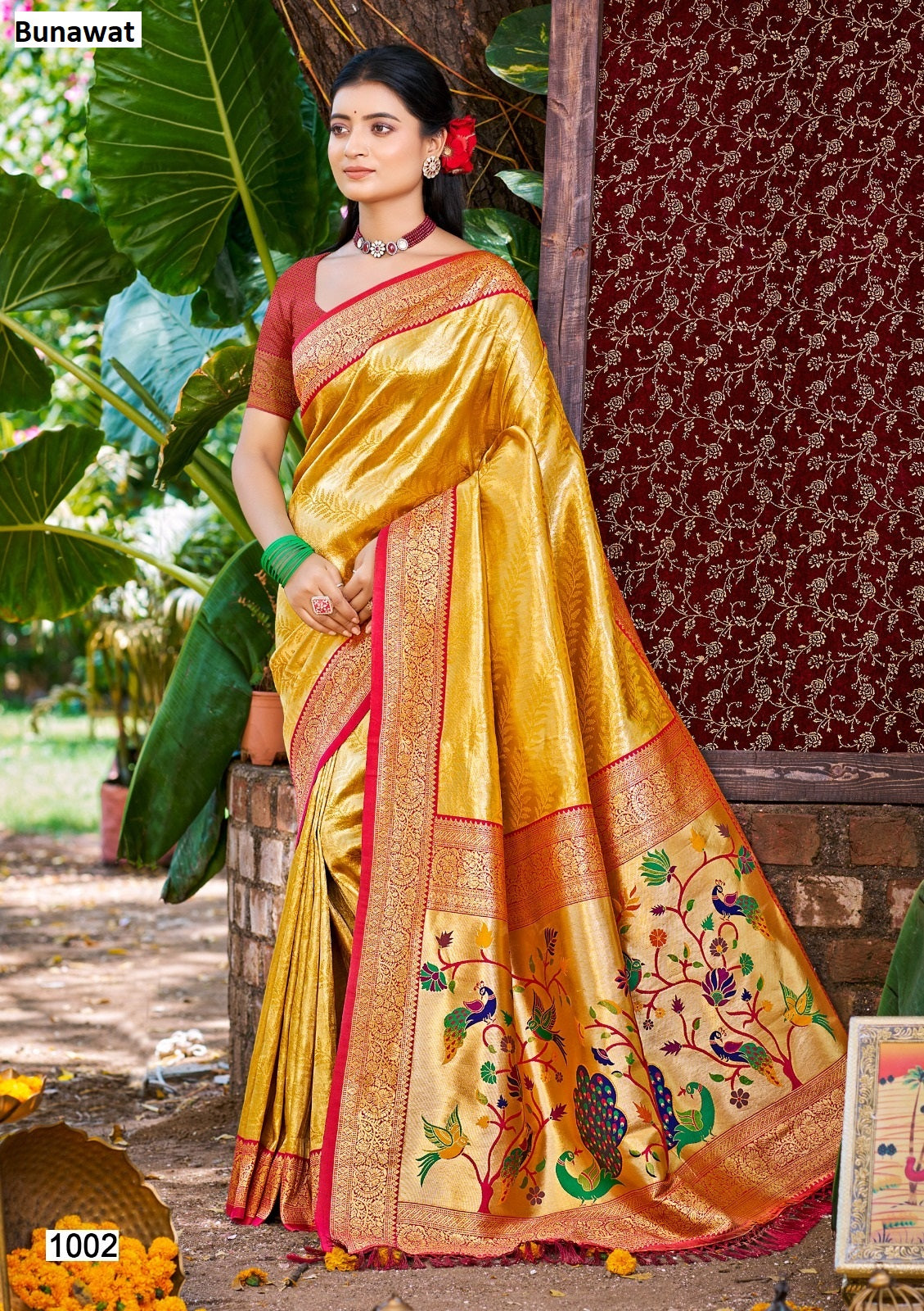 Devyani Silk Bunawat Kanjivaram Silk Sarees Supplier Gujarat