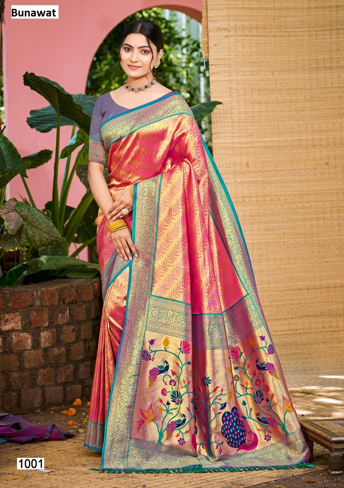 Devyani Silk Bunawat Kanjivaram Silk Sarees Supplier Gujarat